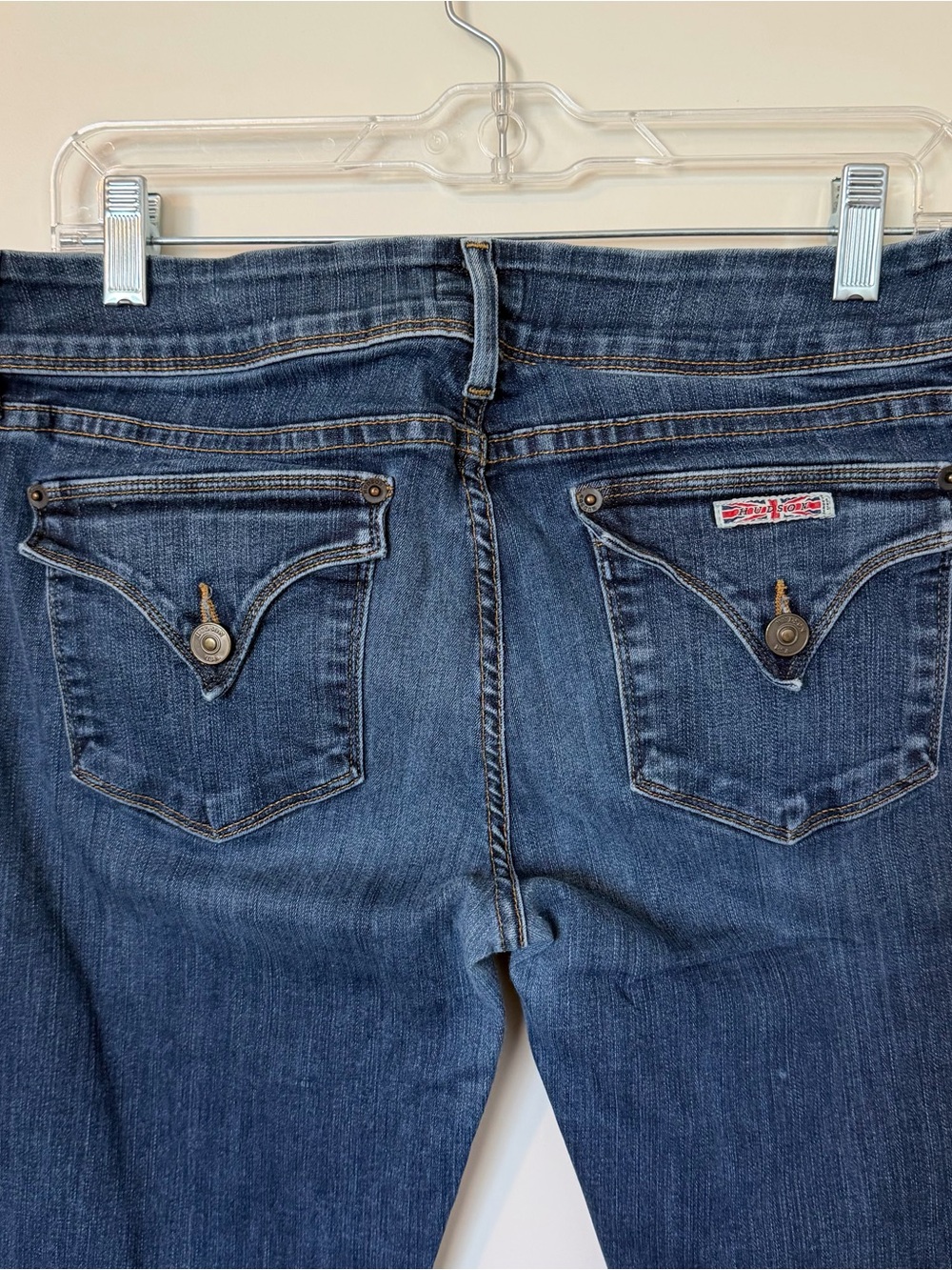 Hudson Jeans Dark Blue Beth Baby Bootcut Low-Rise Denim - Picture 4 of 16